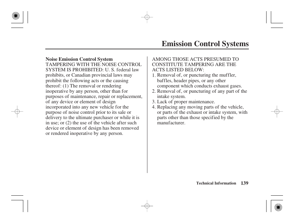 Emission control systems | HONDA CRF50F User Manual | Page 147 / 172