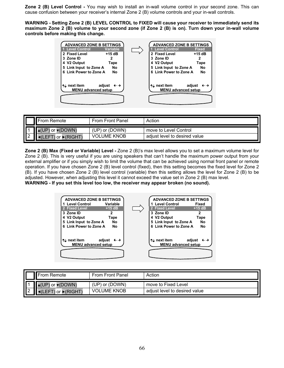 B&K AVR507 User Manual | Page 70 / 88