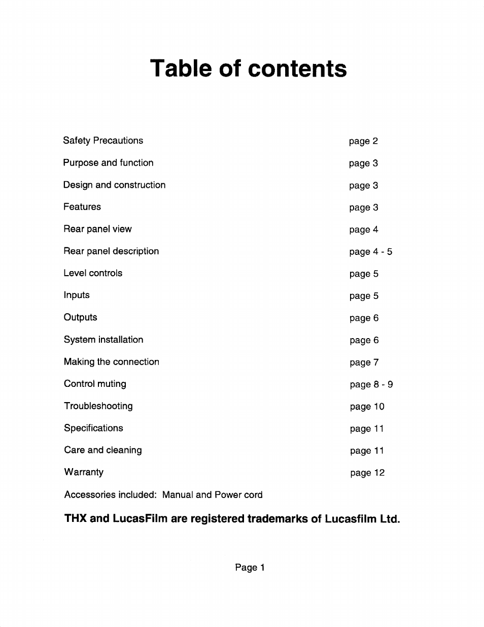 B&K TX4430 User Manual | Page 3 / 15