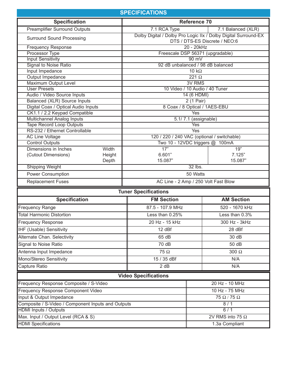 B&K Reference 70 HT 70 User Manual | Page 12 / 12