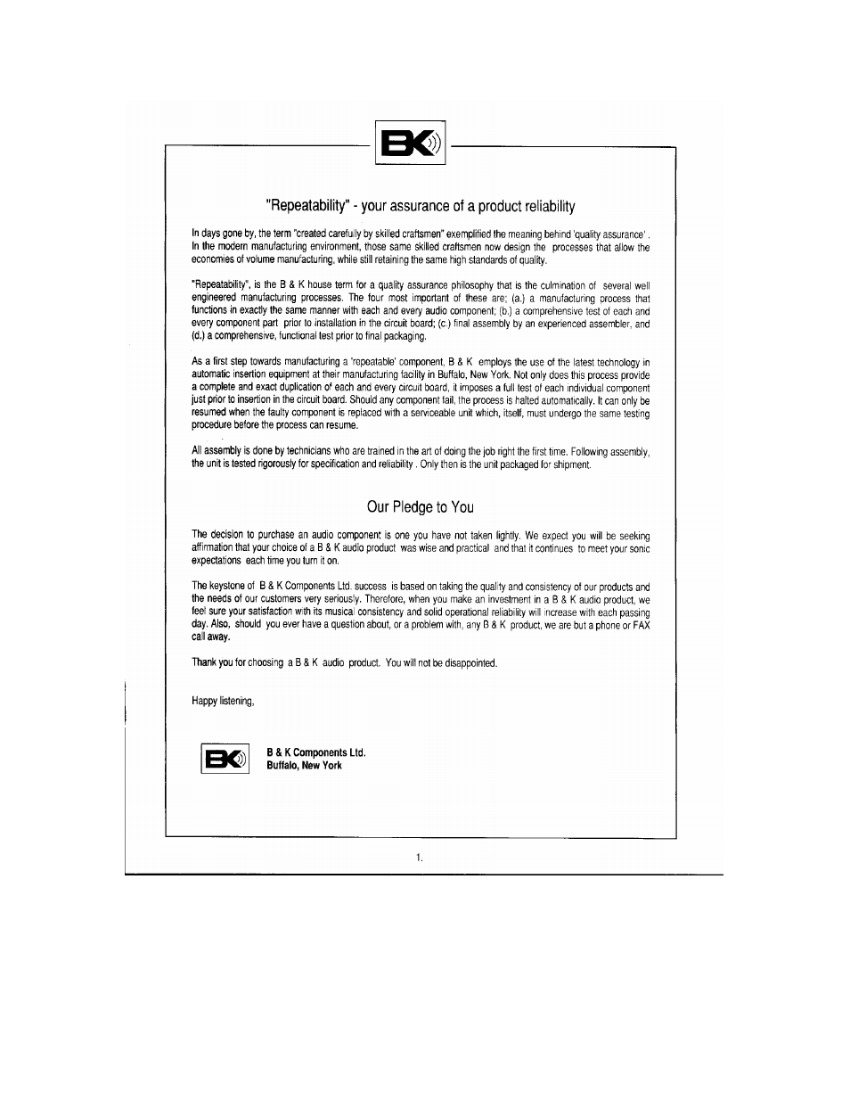 B&K VMR-6.5.4 User Manual | Page 3 / 12