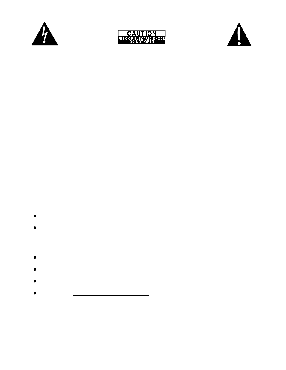 Safety precautions, Please read before installing | B&K AVP1030 User Manual | Page 5 / 41