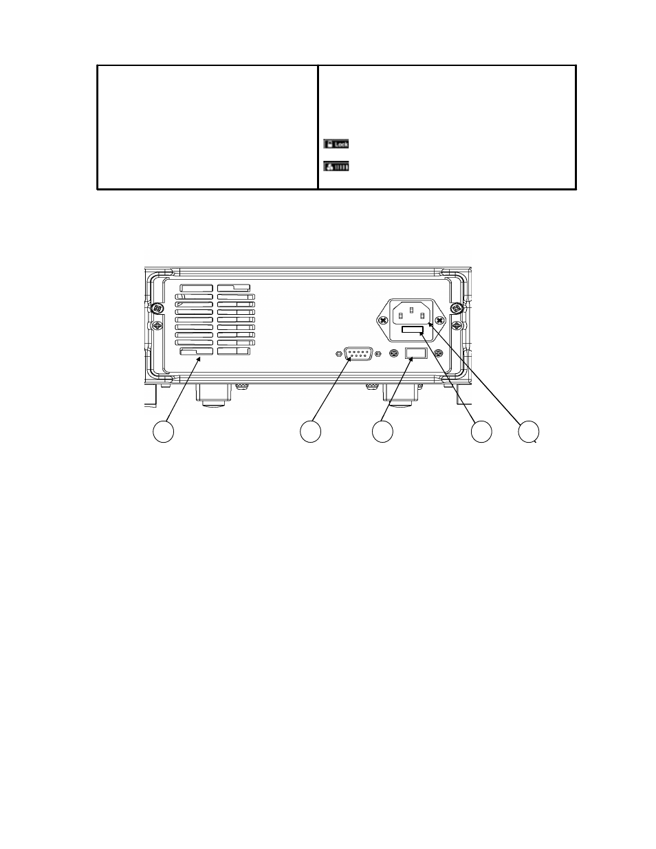 The rear panel at a glance | B&K 1787B User Manual | Page 7 / 38