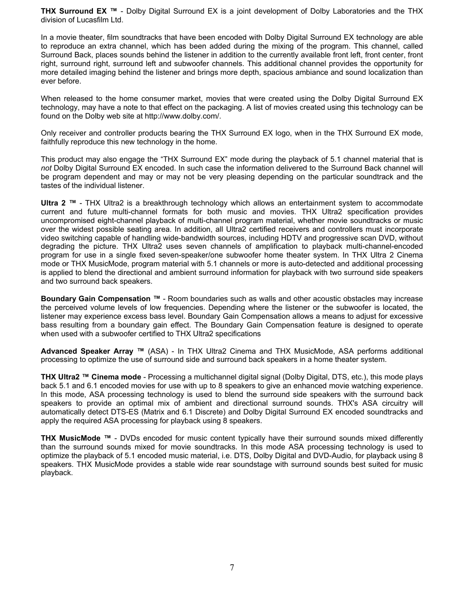 B&K AVR212 User Manual | Page 11 / 88