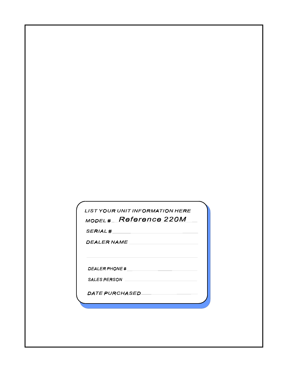 B&K 220M User Manual | Page 16 / 16