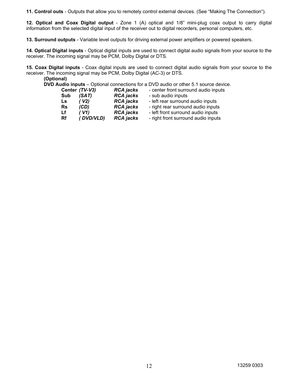 B&K AVR202 Plus User Manual | Page 15 / 84