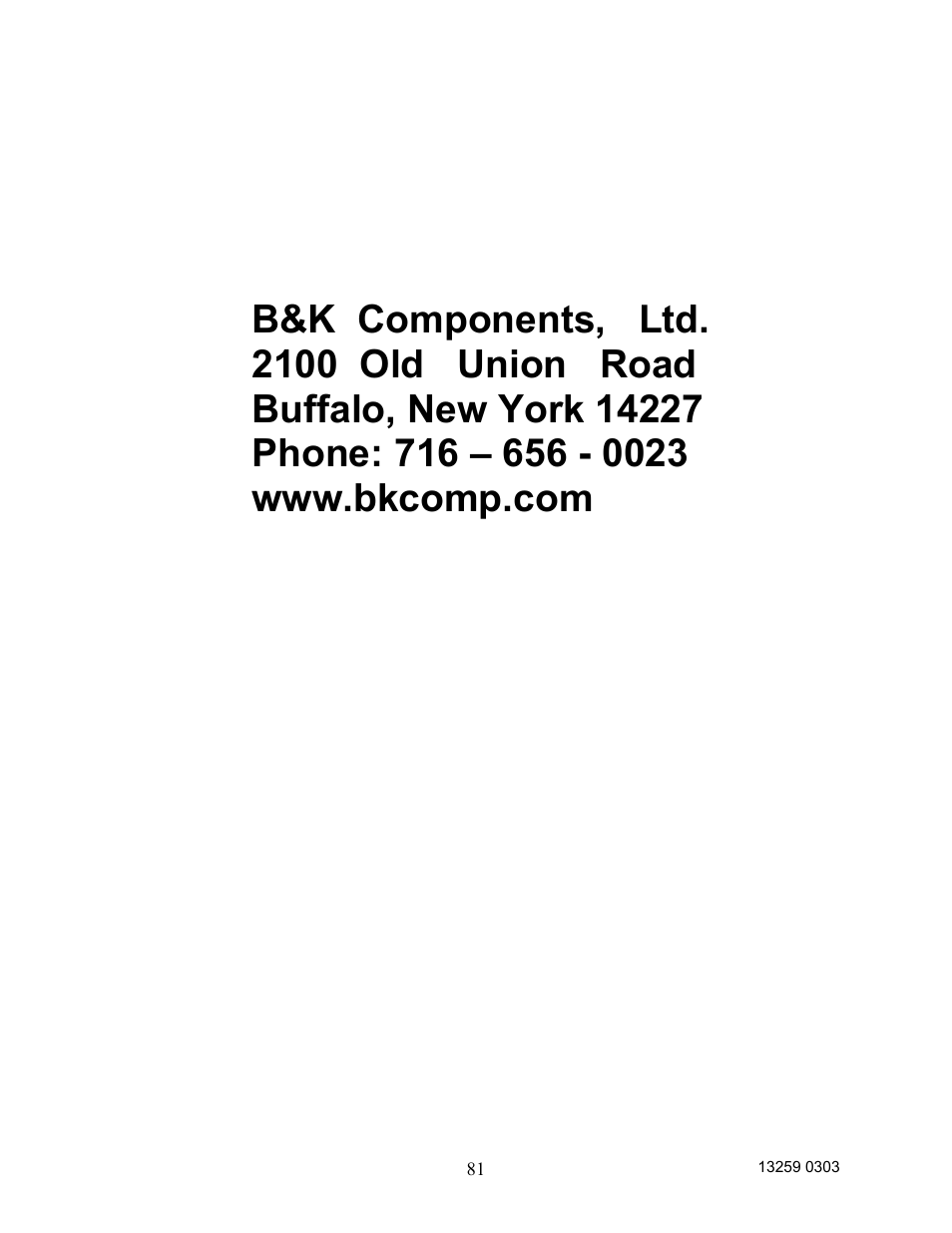 B&K AVR202 Plus User Manual | Page 84 / 84