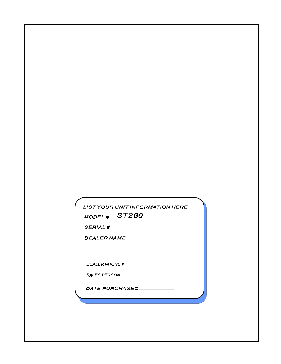 B&K ST260 User Manual | Page 20 / 20