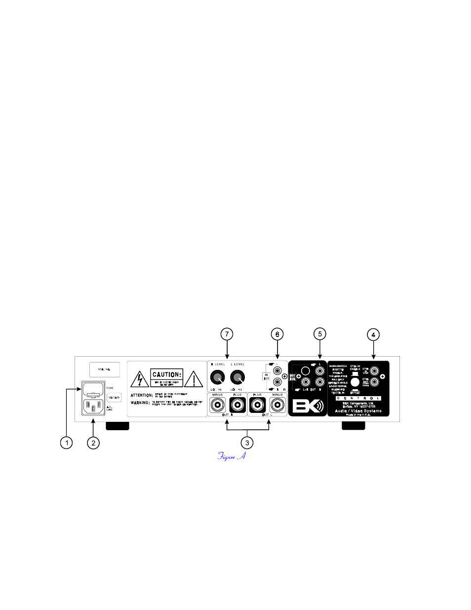 Features, Rear panel view | B&K ST260 User Manual | Page 6 / 20