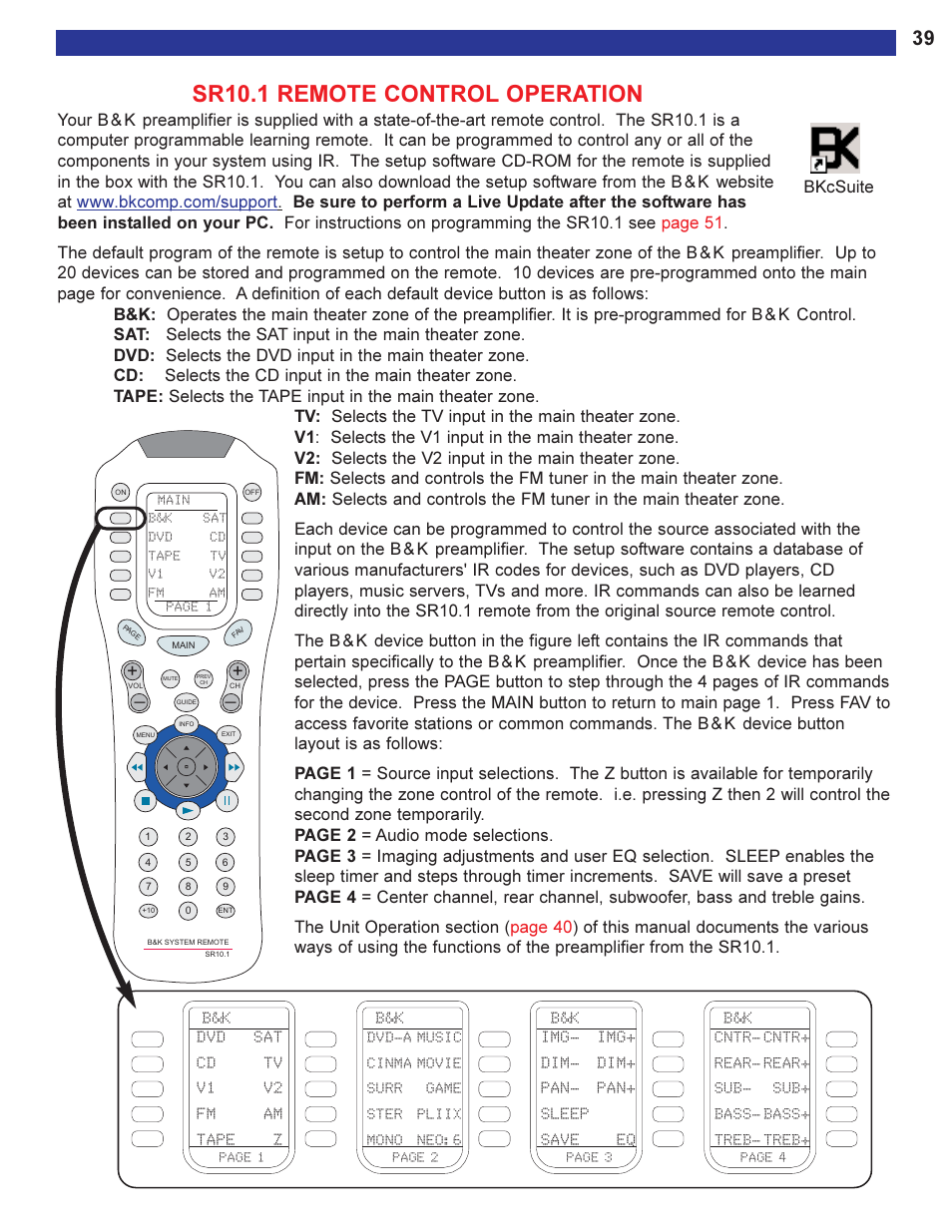 Sr10.1 remote control operation, Bktask.lnk bkcsuite | B&K Series 2 User Manual | Page 41 / 64