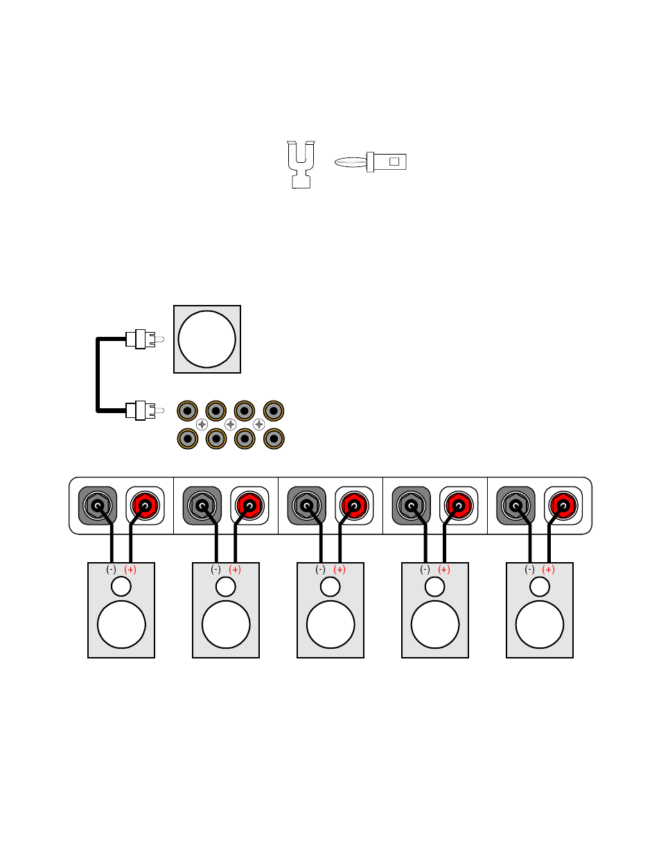 Speaker outputs | B&K AVR101 Series User Manual | Page 15 / 60