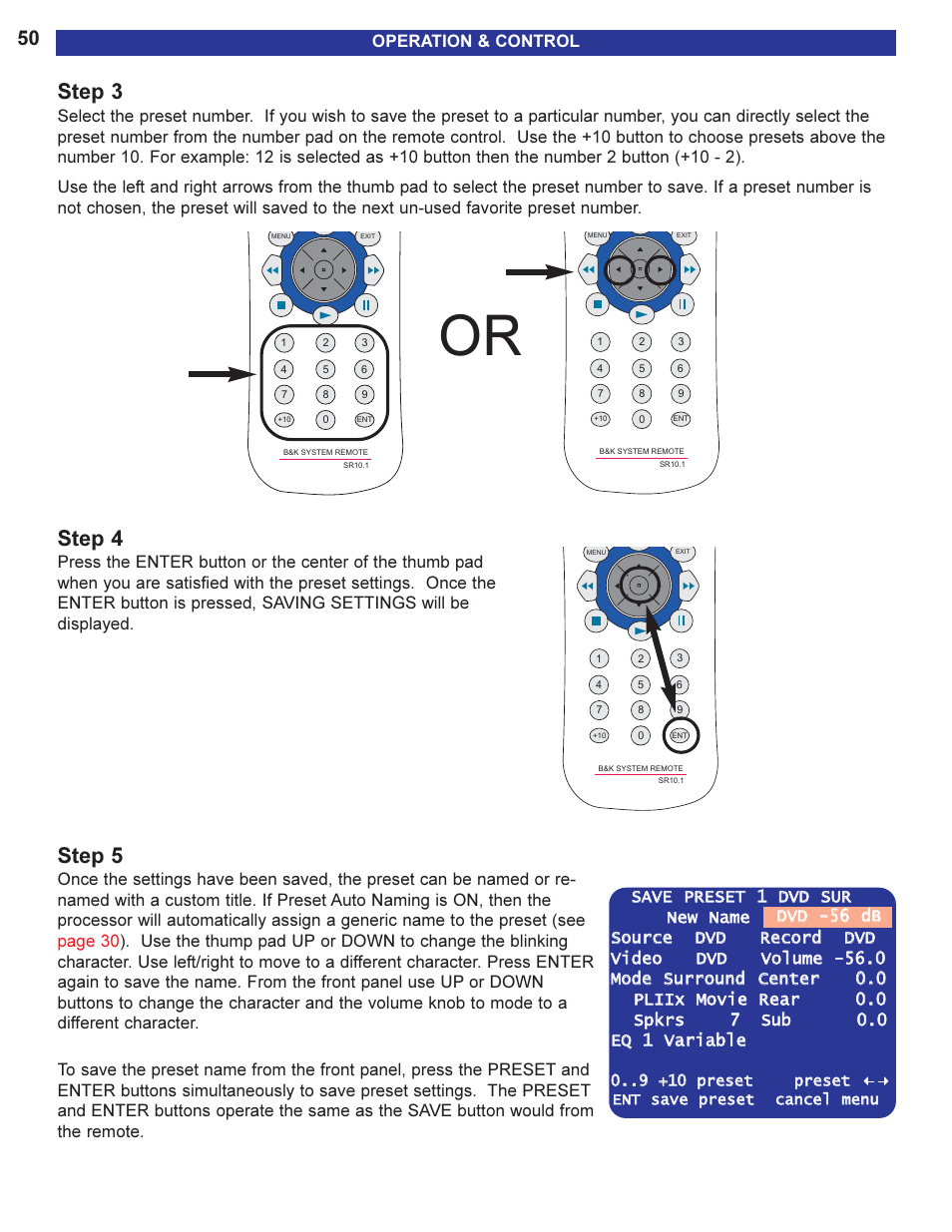 Step 3, Step 4, Step 5 | B&K 13790 1104 User Manual | Page 52 / 64