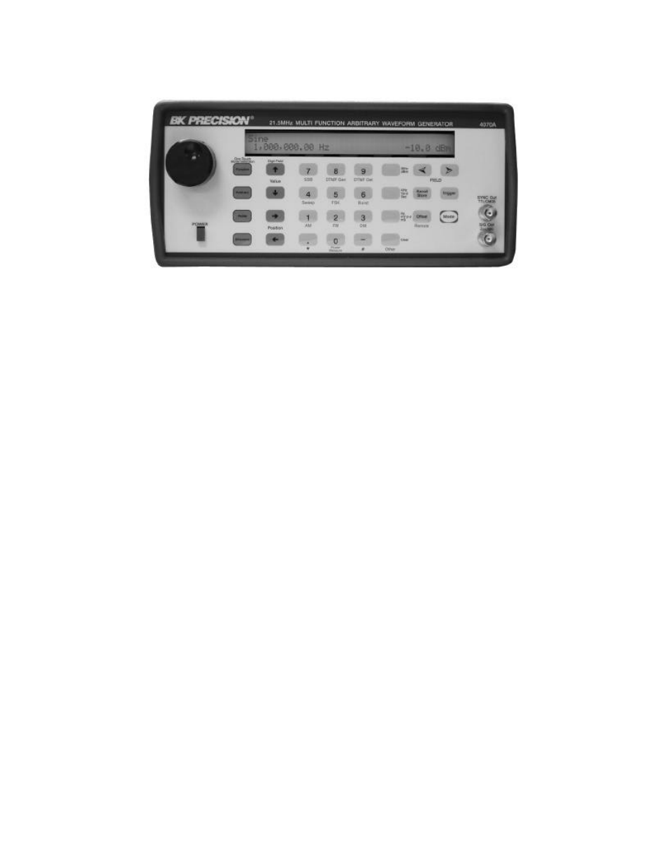 1 description | B&K 4070A User Manual | Page 7 / 88