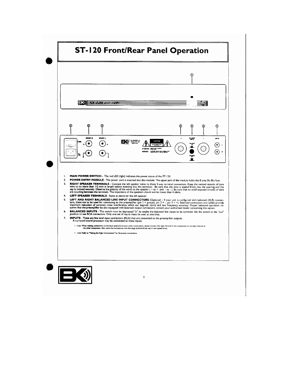 B&K ST-120 User Manual | Page 3 / 5