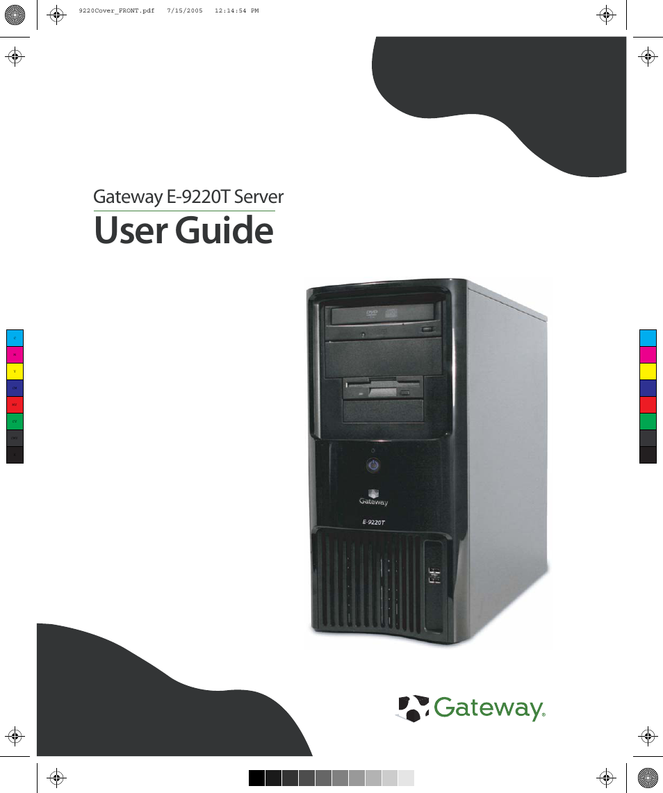 Gateway E-9220T User Manual | 124 pages