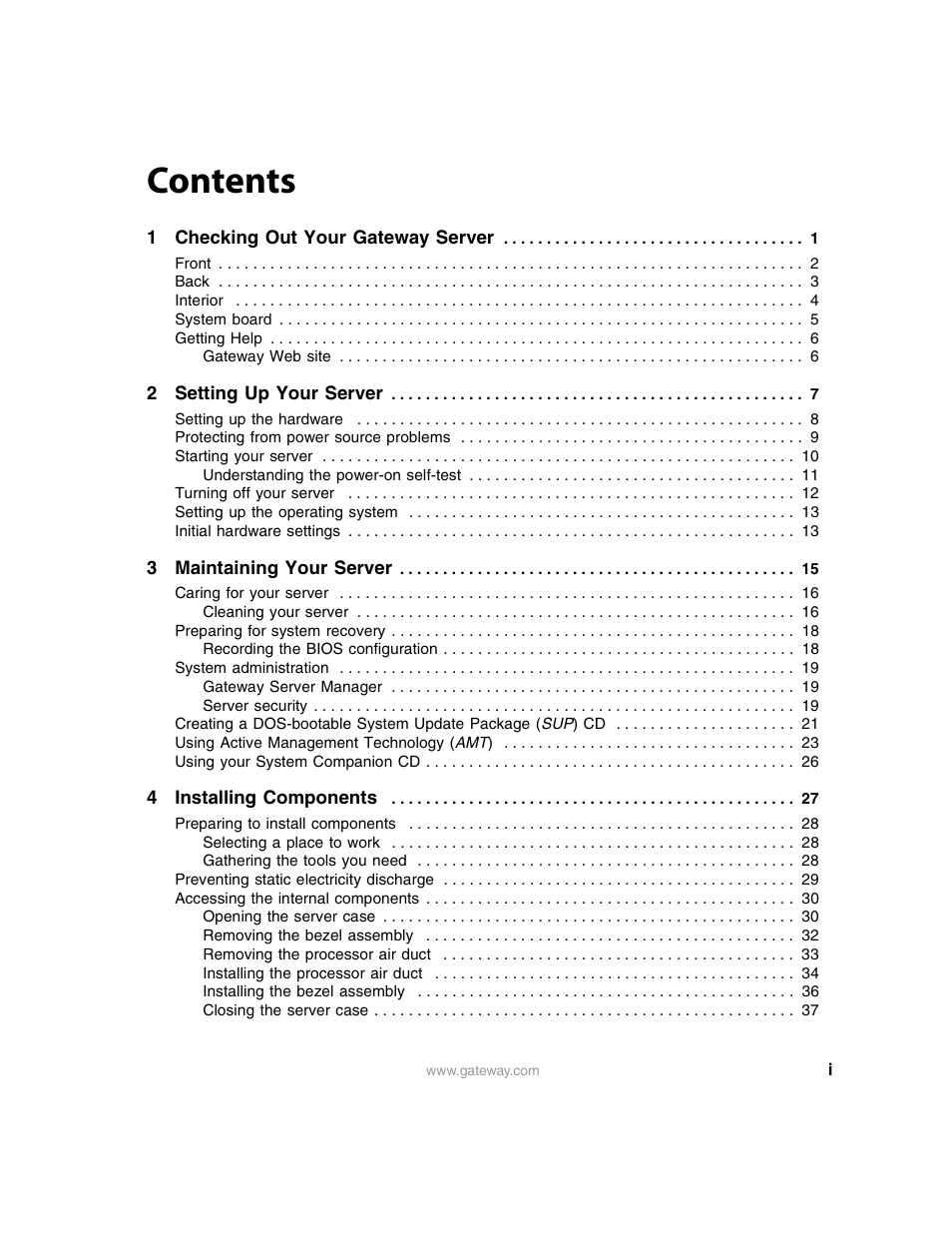 Gateway E-9220T User Manual | Page 2 / 124