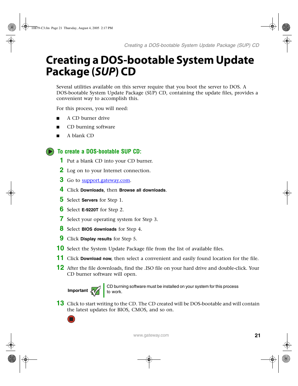 Gateway E-9220T User Manual | Page 26 / 124