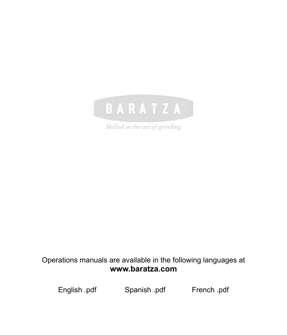 Baratza Maestro User Manual | Page 2 / 15
