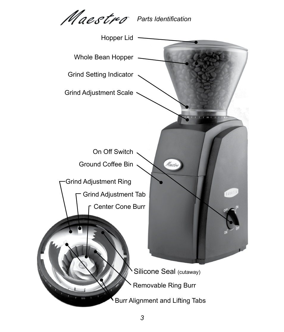 Baratza Maestro User Manual | Page 5 / 15