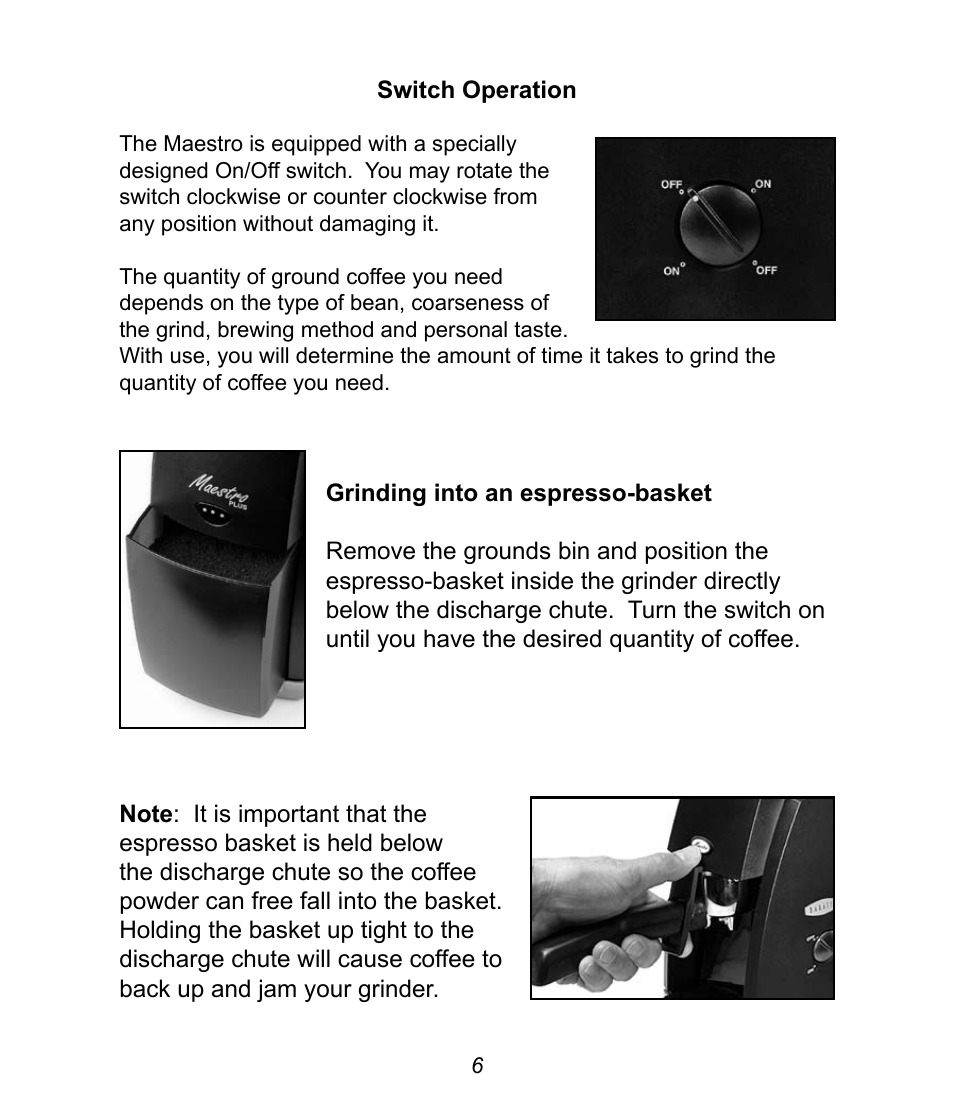 Baratza Maestro User Manual | Page 8 / 15