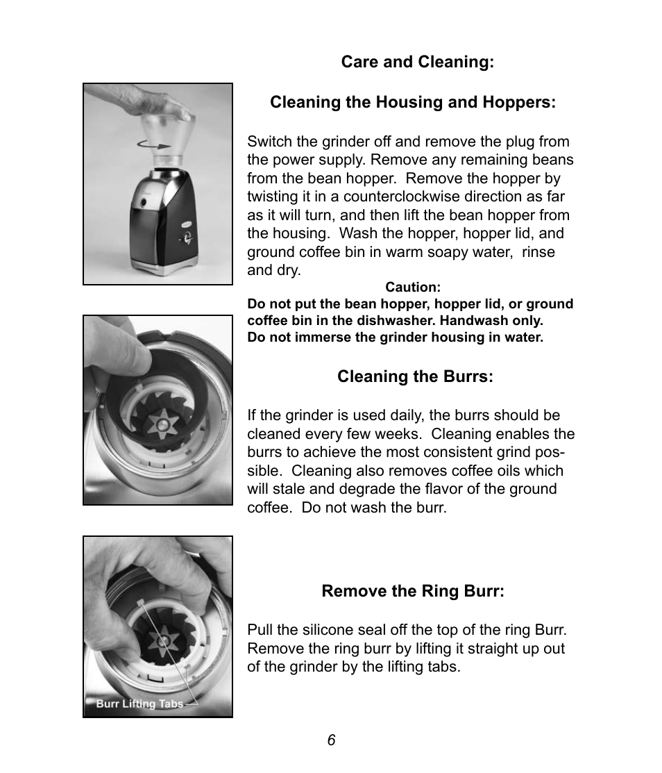 Baratza Virtuoso User Manual | Page 8 / 14