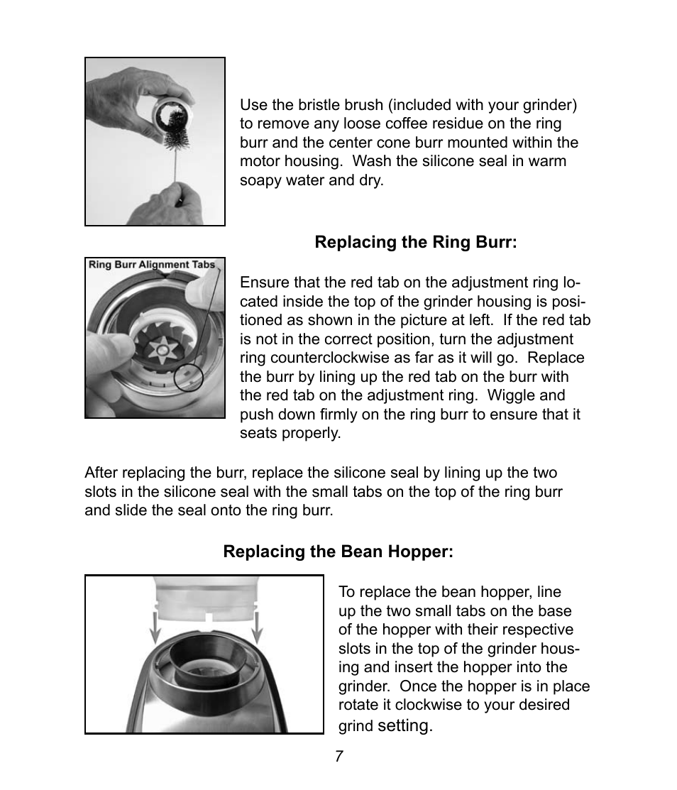 Baratza Virtuoso User Manual | Page 9 / 14