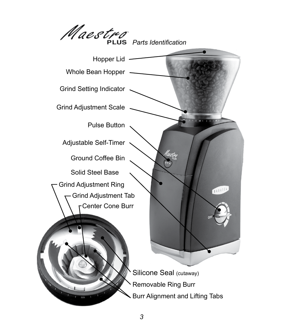 Baratza Maestro Plus User Manual | Page 5 / 15