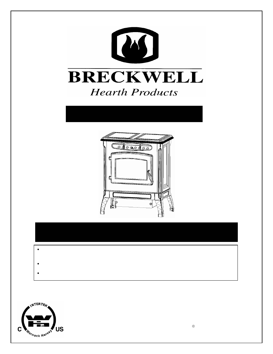 Breckwell P4000 User Manual | 27 pages