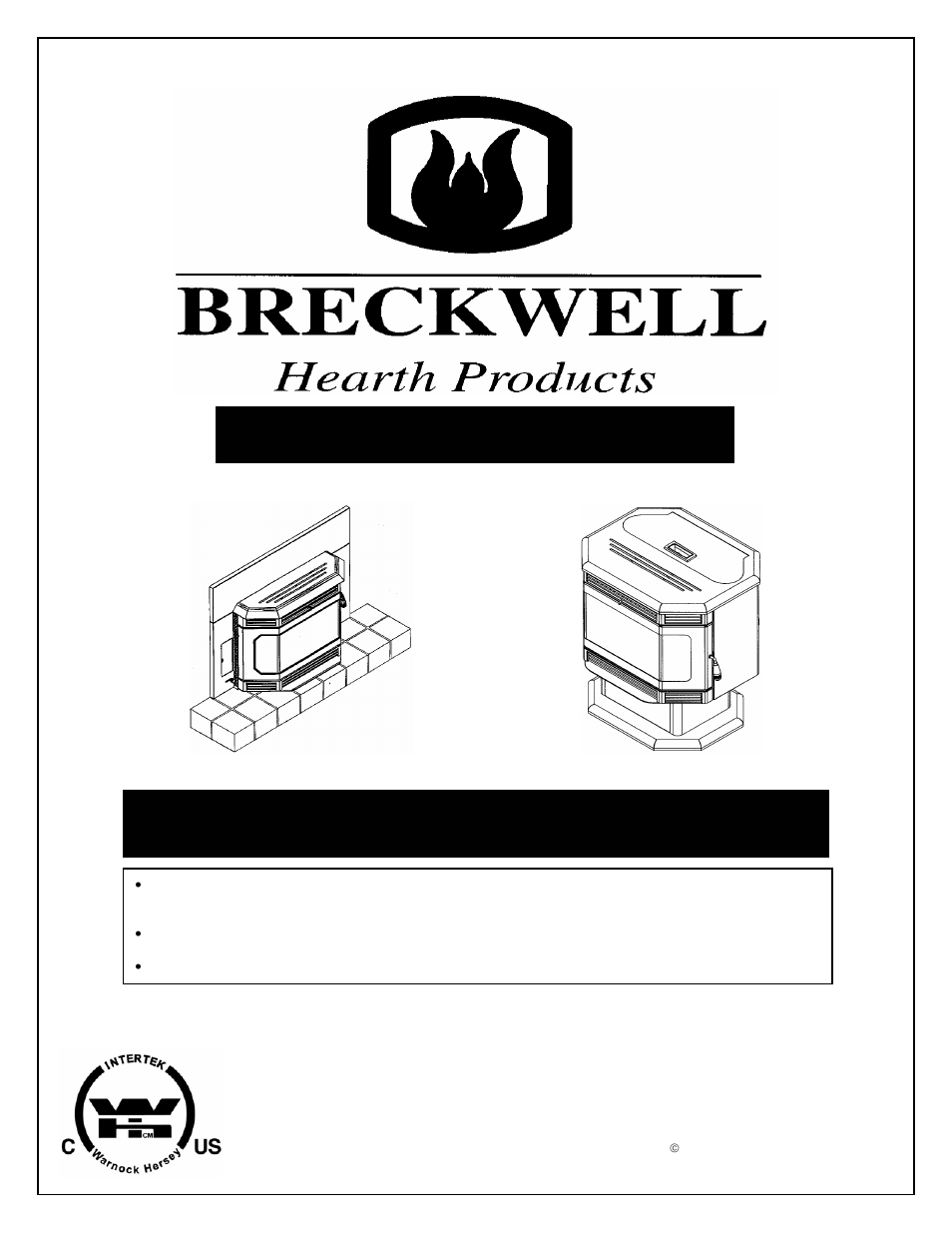 Breckwell LUXURY SERIES P2000I User Manual | 31 pages