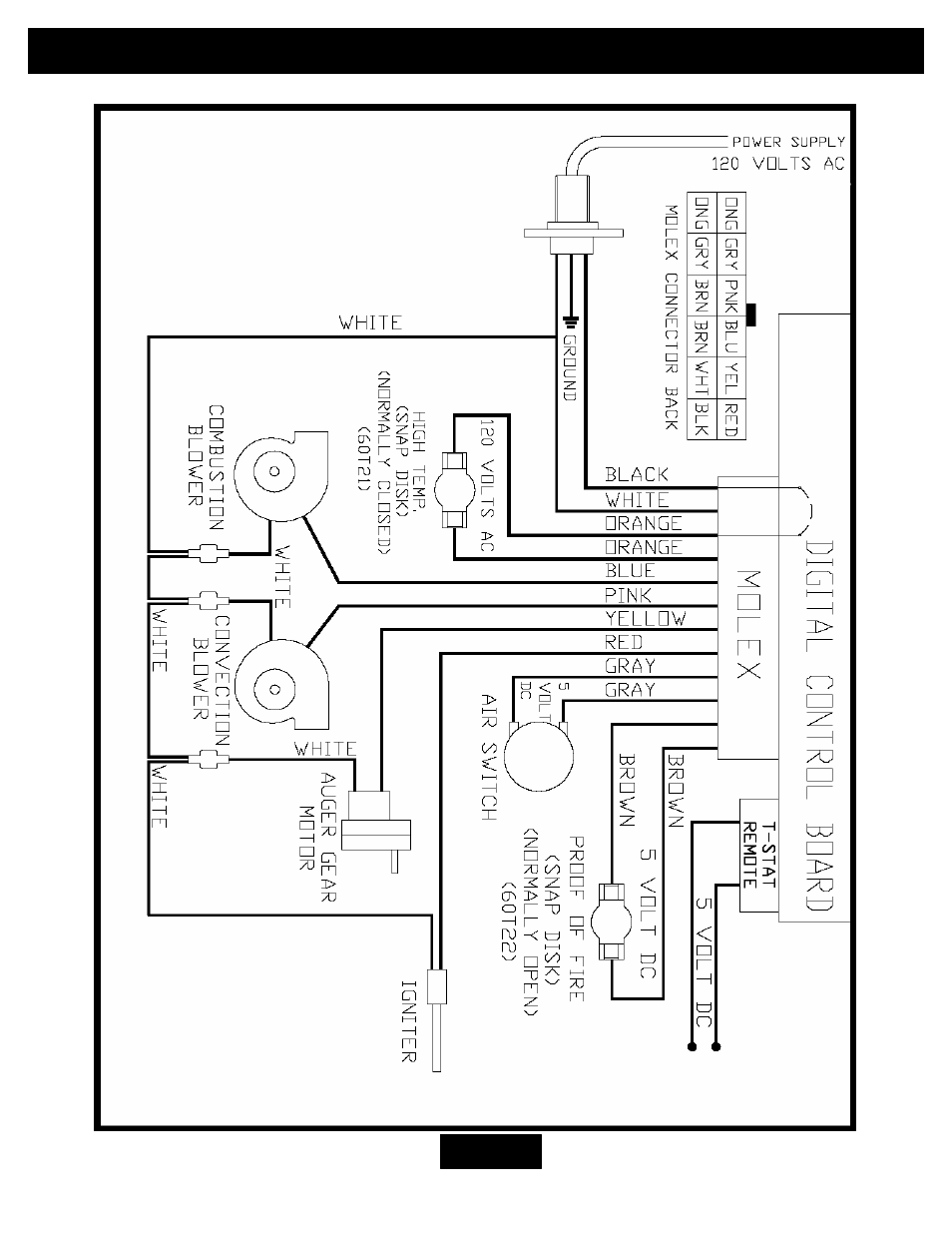 Electrical diagram 28 | Breckwell P22FSL User Manual | Page 28 / 30