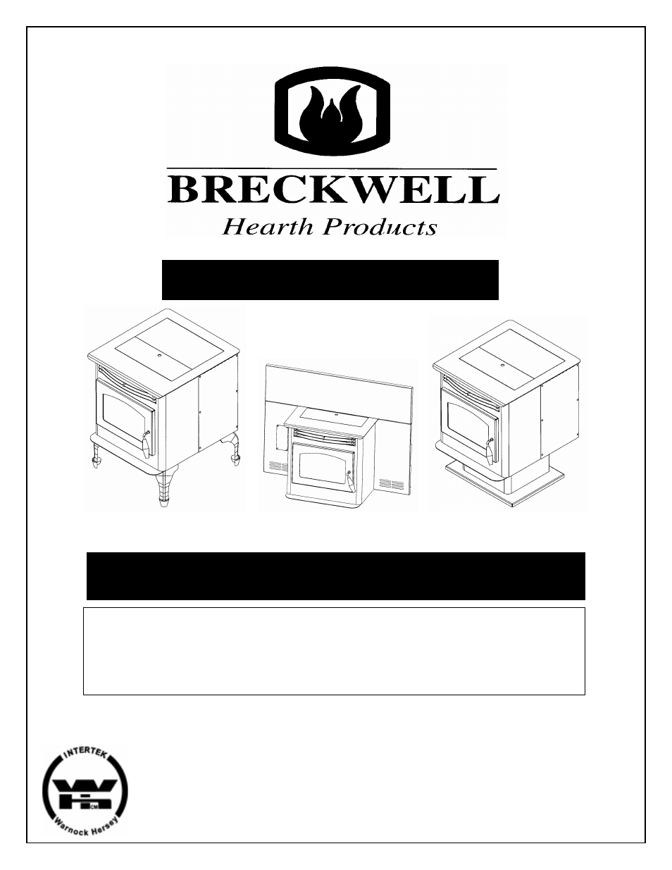 Breckwell P22I User Manual | 30 pages