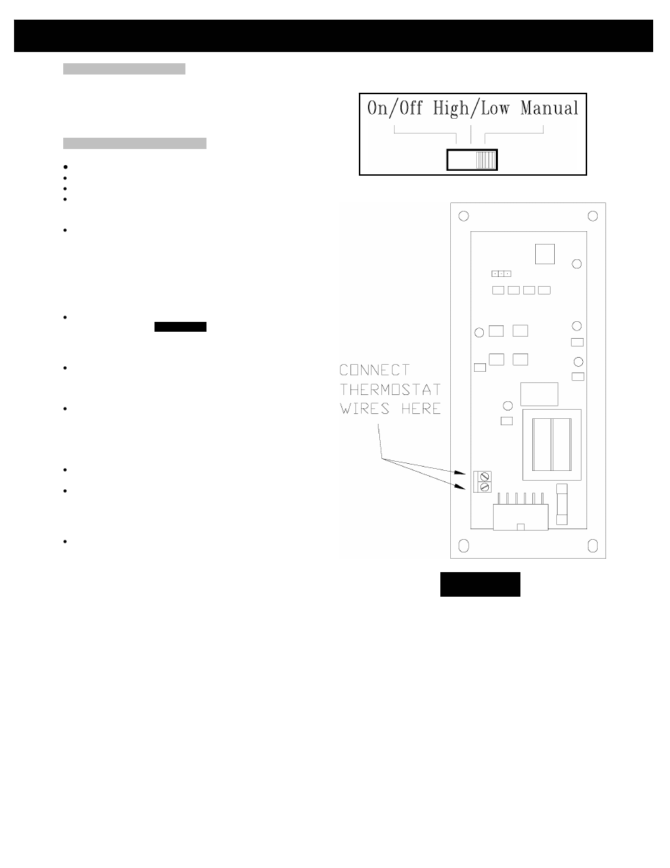 Thermostat installation | Breckwell P23I User Manual | Page 18 / 31