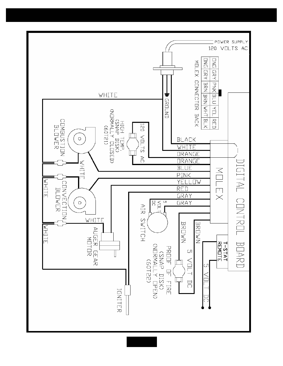 Electrical diagram | Breckwell P23I User Manual | Page 29 / 31