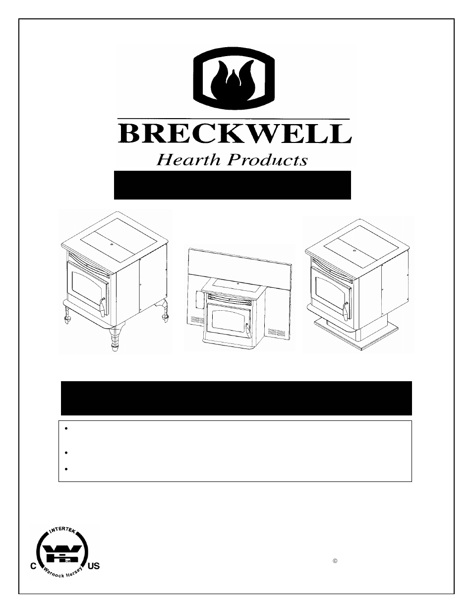 Breckwell ECONOMY P22FSA User Manual | 30 pages
