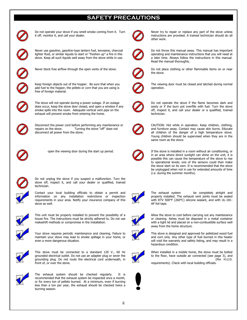 Safety precautions | Breckwell SP 6000 User Manual | Page 4 / 29