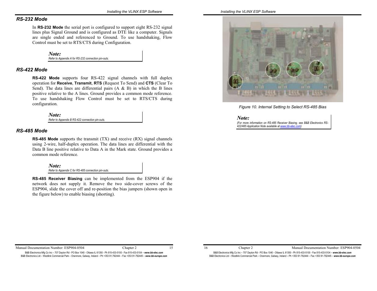B&B Electronics ESP904 User Manual | Page 13 / 39