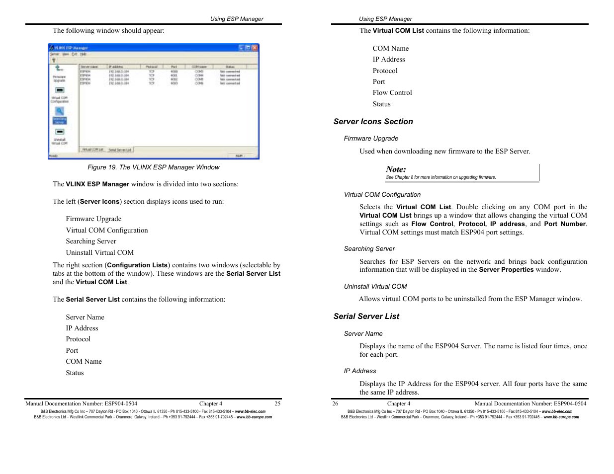 B&B Electronics ESP904 User Manual | Page 18 / 39
