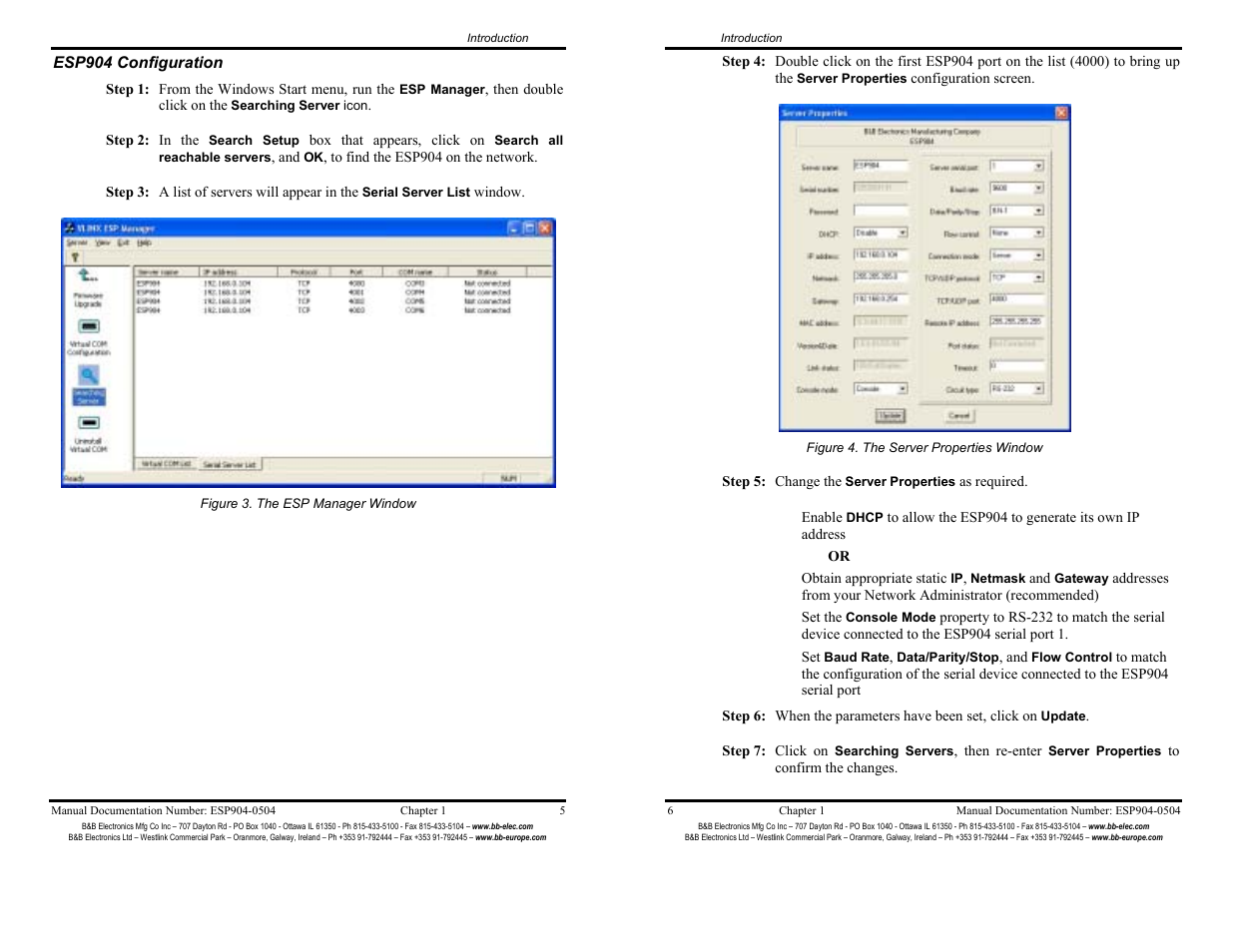 B&B Electronics ESP904 User Manual | Page 8 / 39