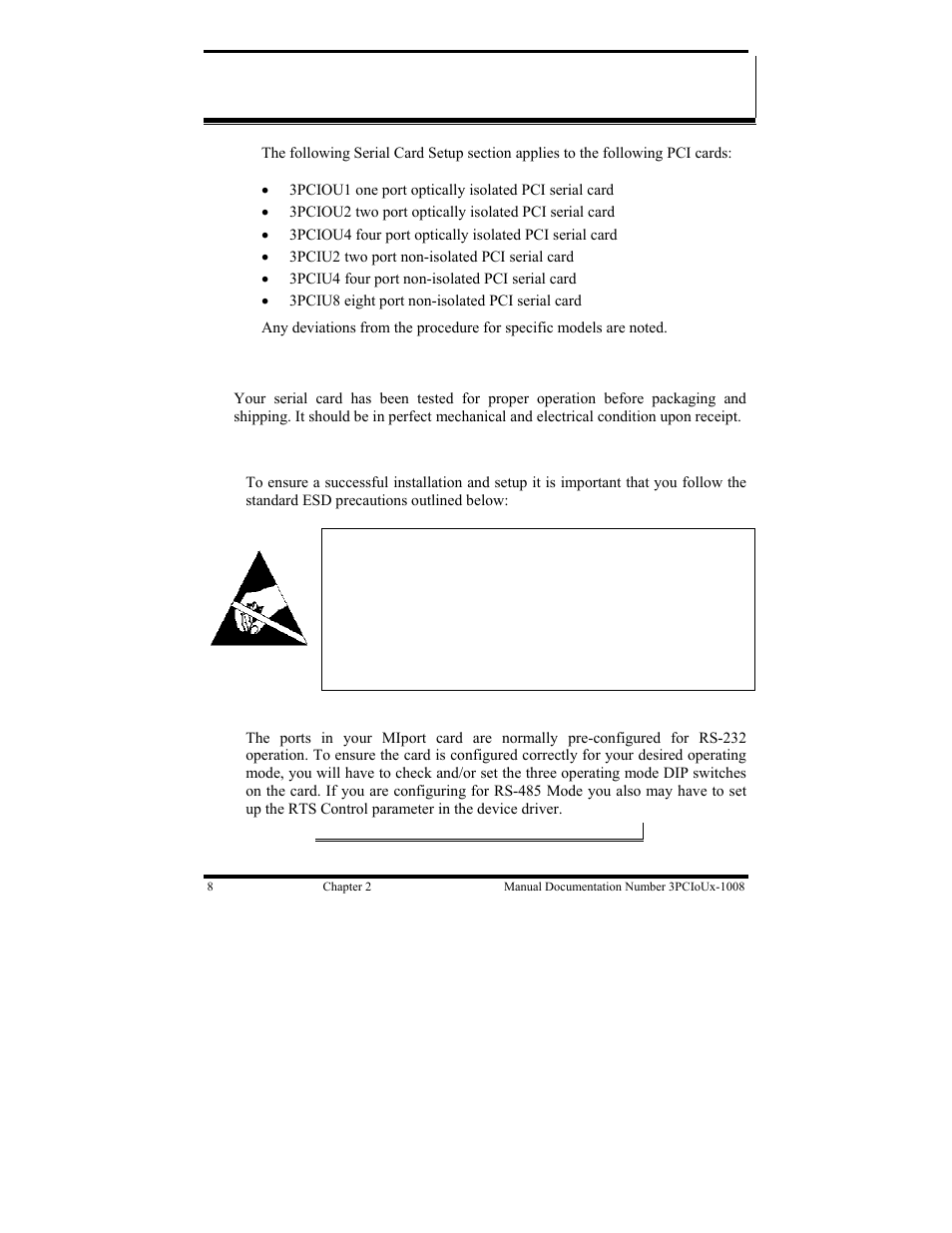 B&B Electronics 3PCIU4 User Manual | Page 14 / 92