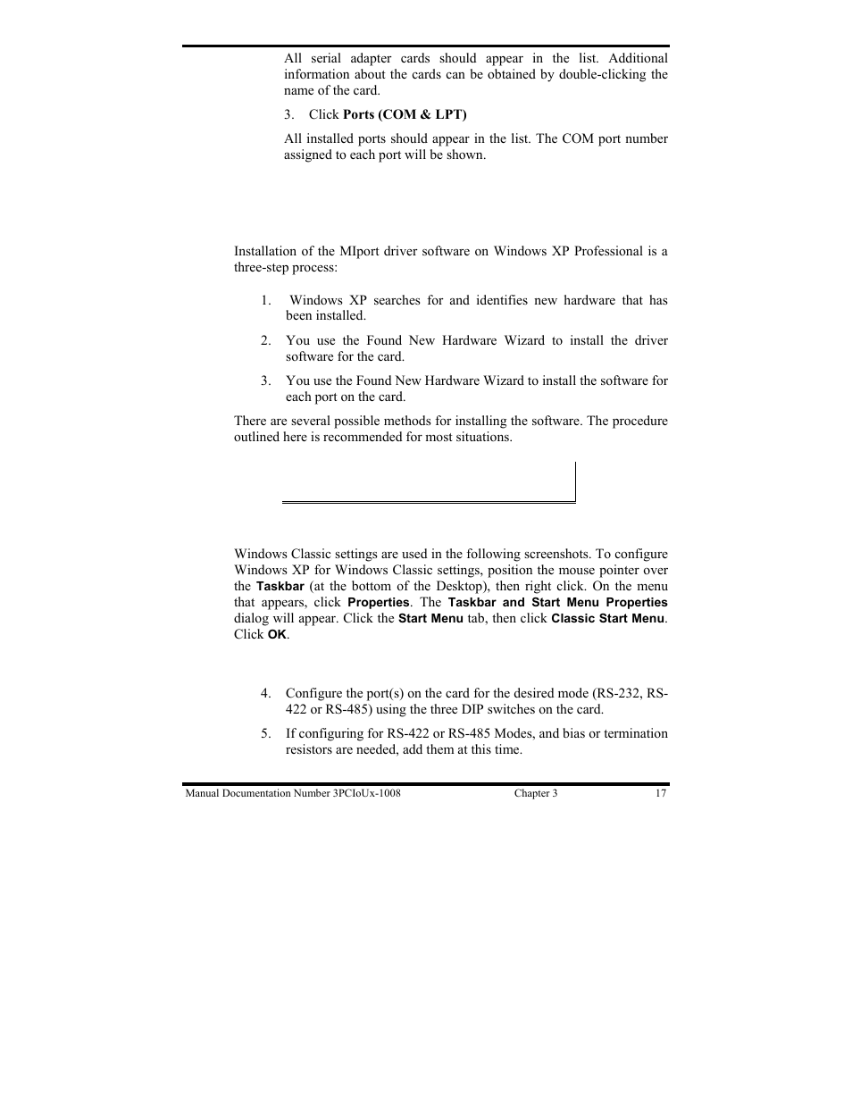 Installing windows xp professional driver software | B&B Electronics 3PCIU4 User Manual | Page 23 / 92