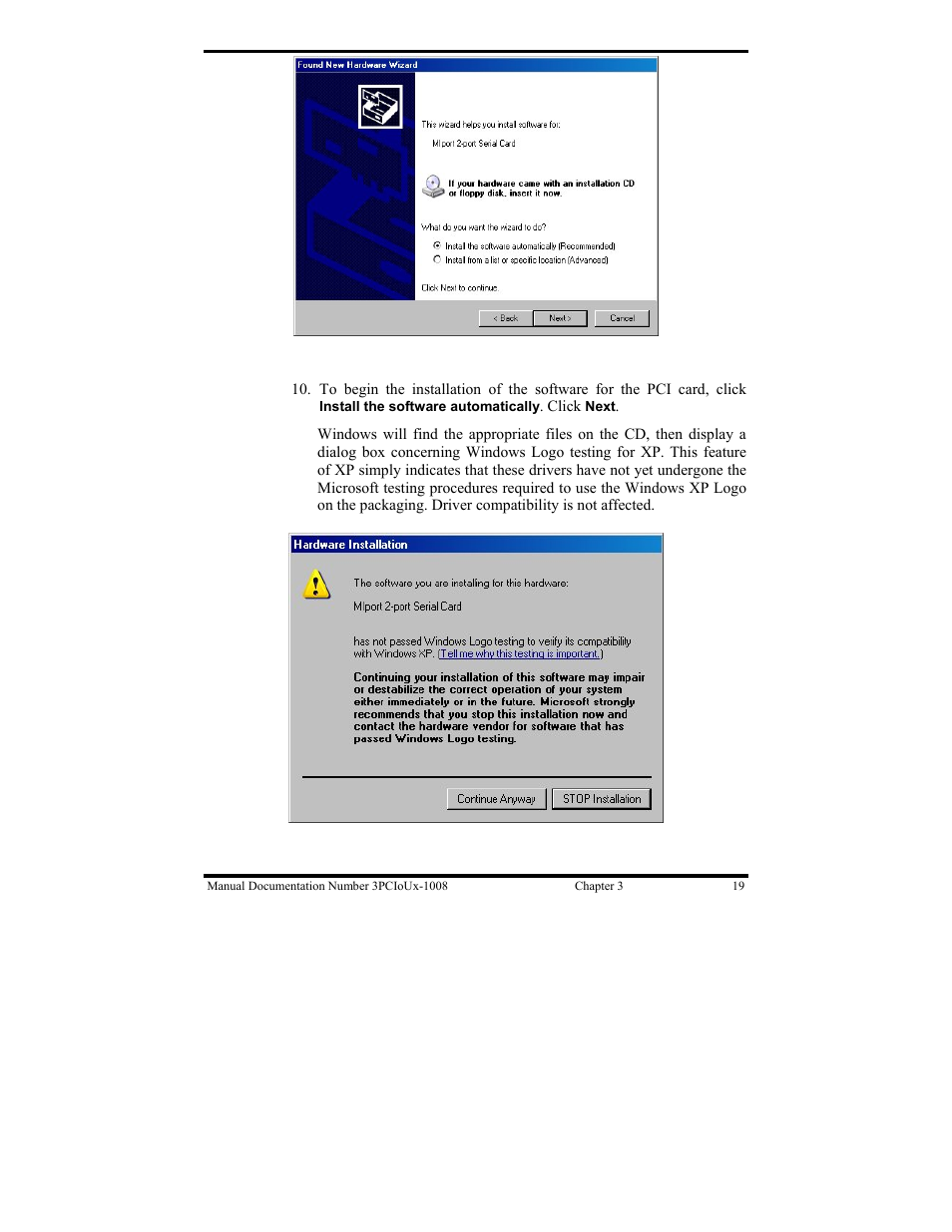 B&B Electronics 3PCIU4 User Manual | Page 25 / 92