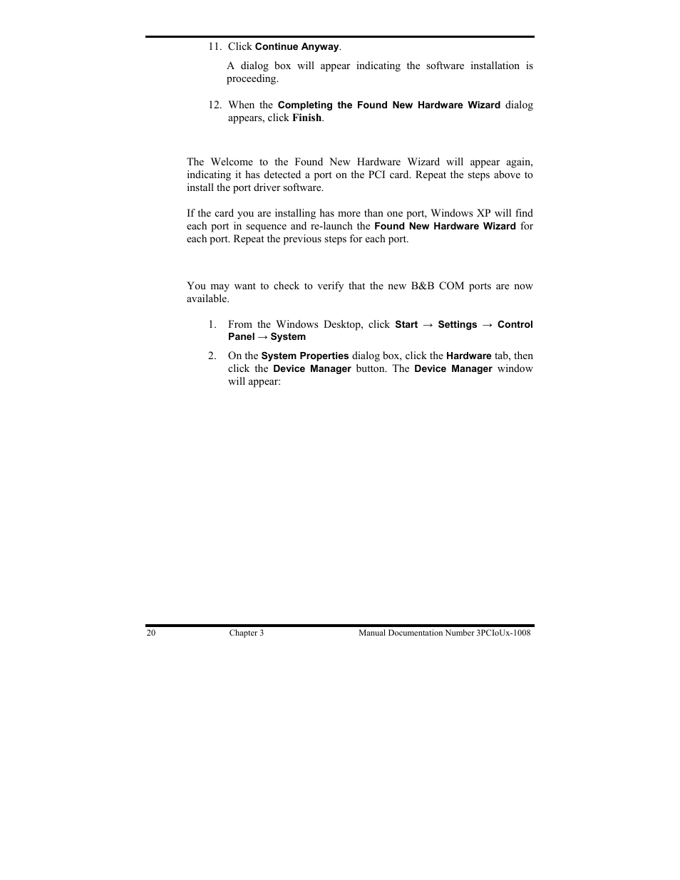 B&B Electronics 3PCIU4 User Manual | Page 26 / 92
