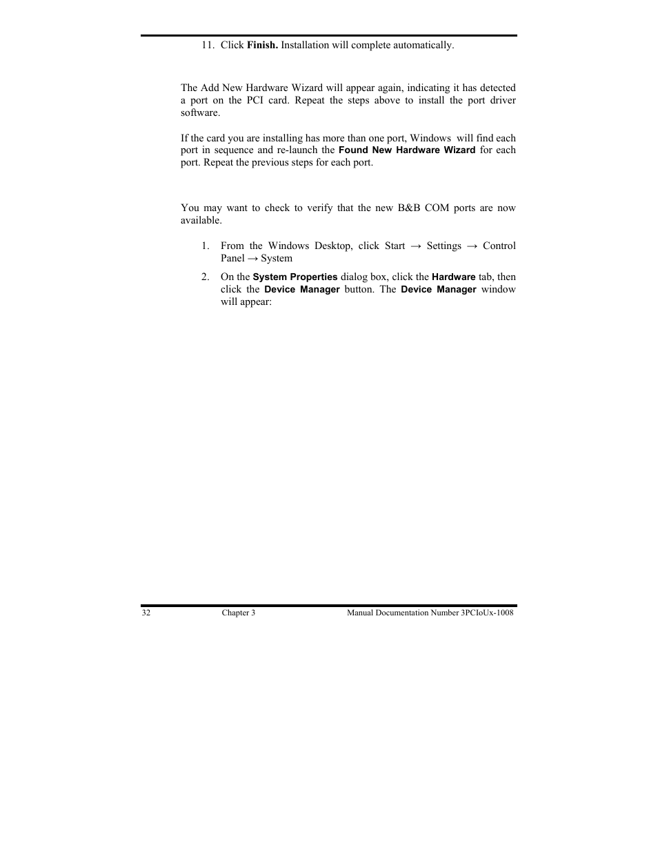 B&B Electronics 3PCIU4 User Manual | Page 38 / 92