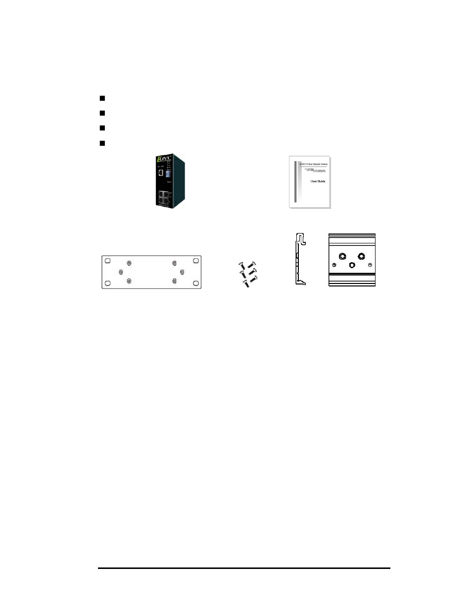 Package contents | B&B Electronics EIR505-XX User Manual | Page 12 / 65