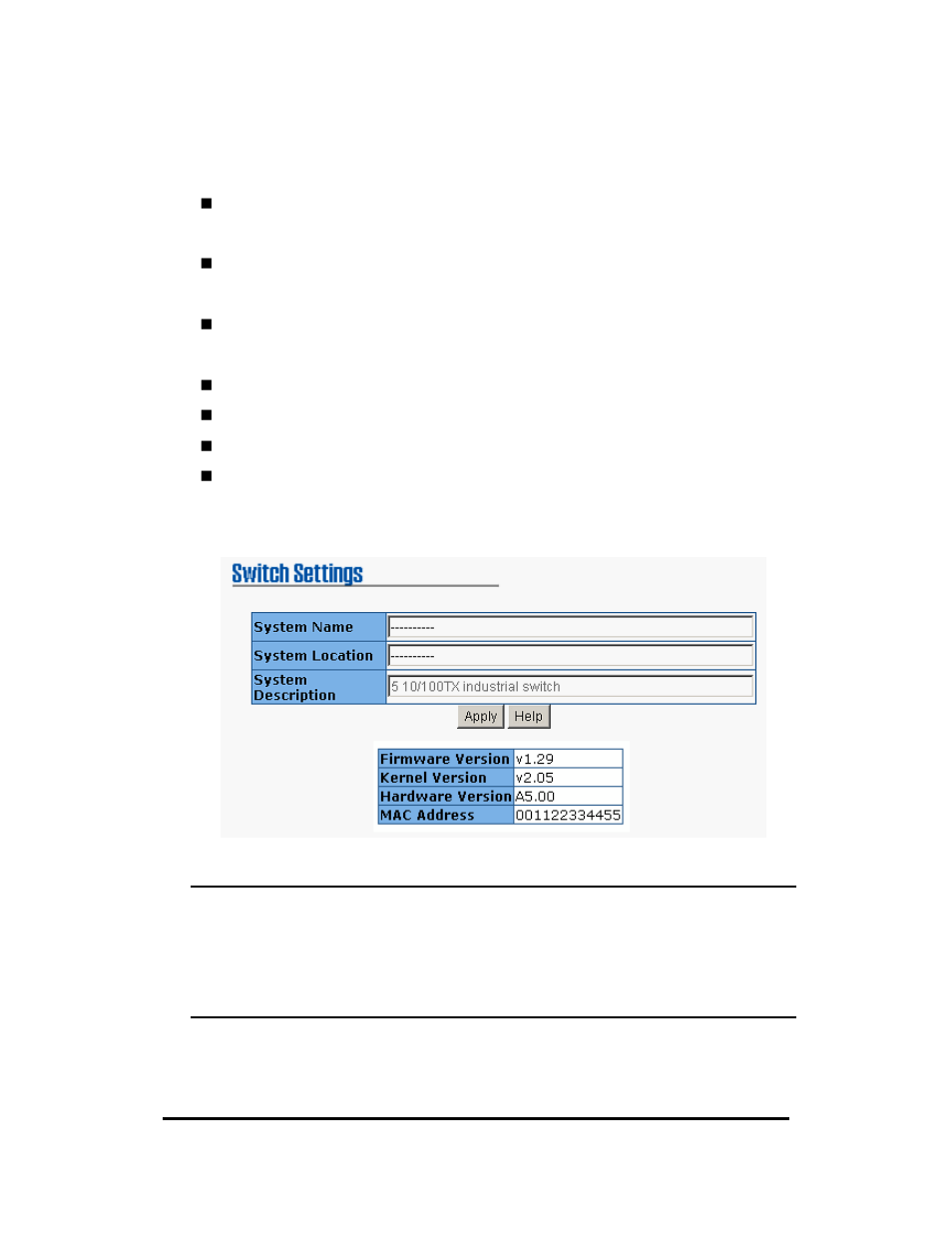 Switch settings | B&B Electronics EIR505-XX User Manual | Page 33 / 65