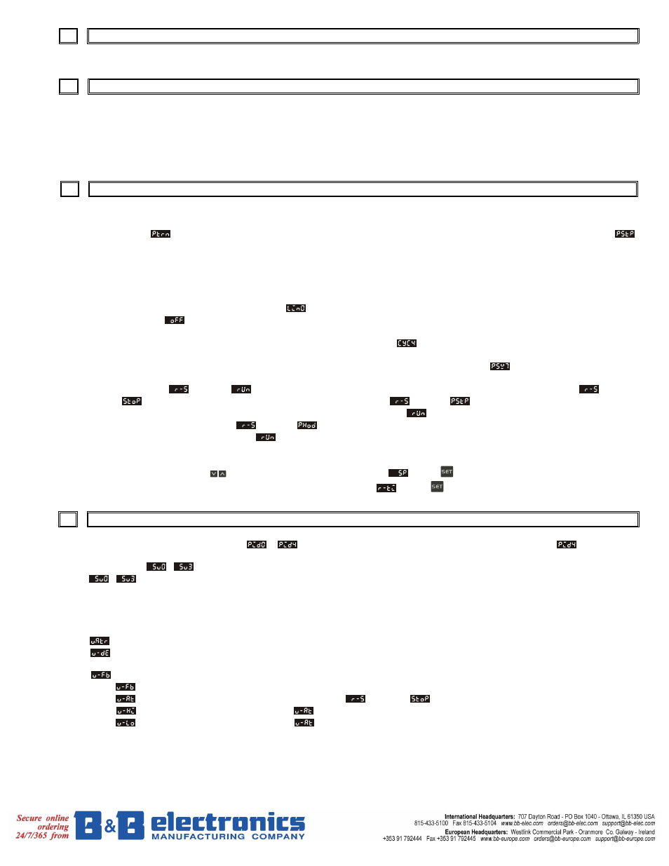B&B Electronics DELTA Temperature Controller DTB Series User Manual | Page 8 / 13