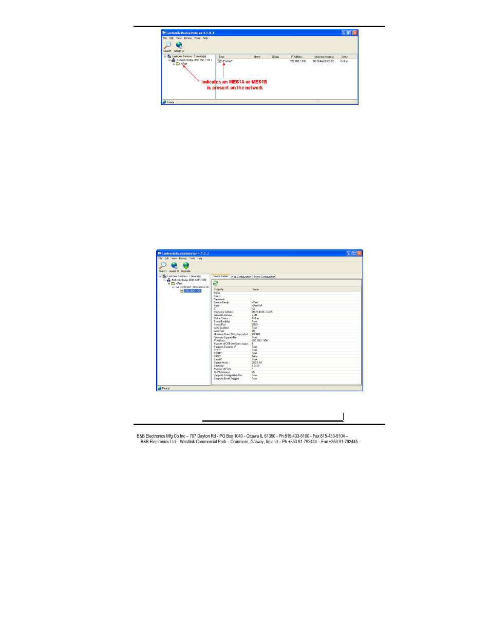 Getting device details | B&B Electronics MES1A User Manual | Page 25 / 71