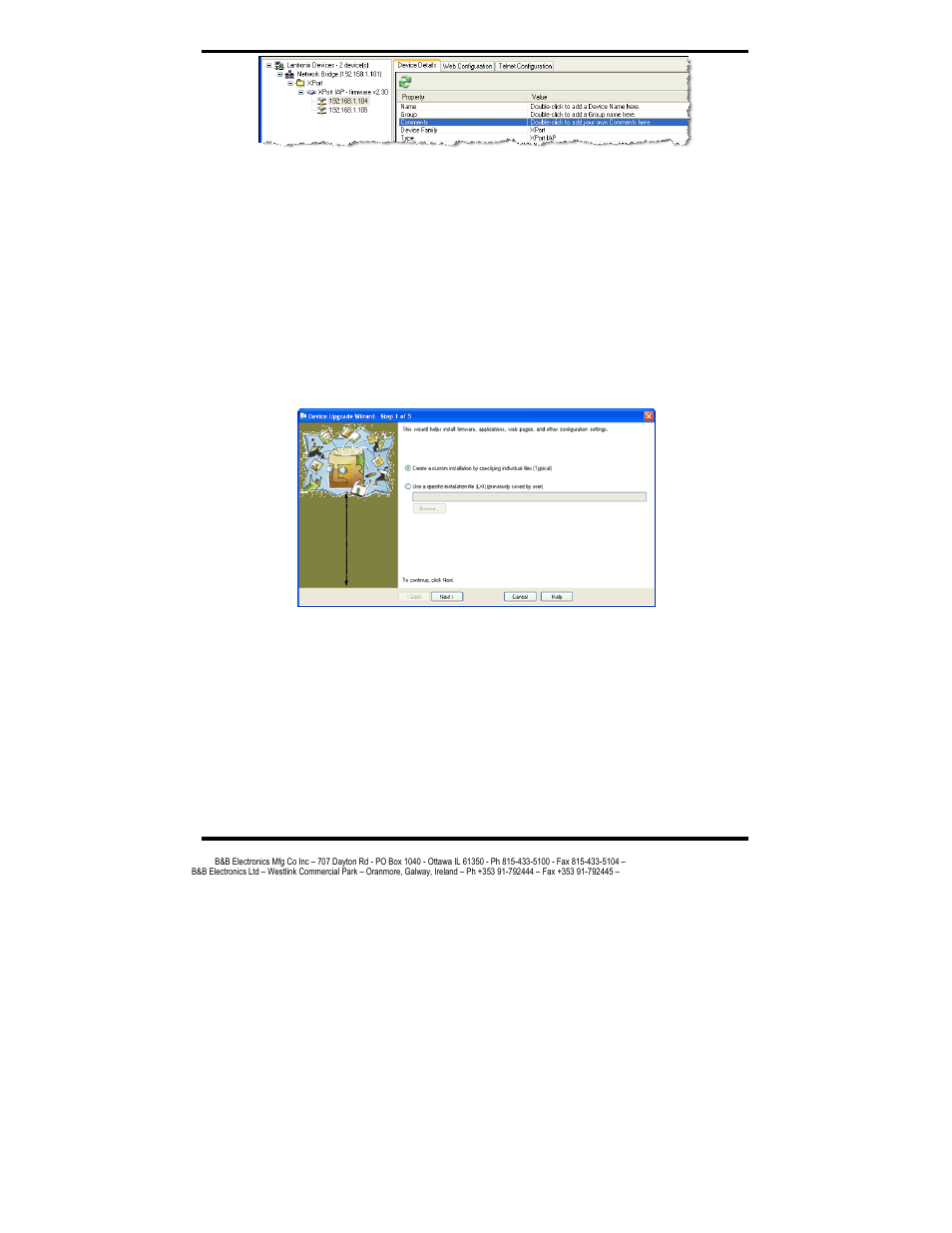 Upgrading firmware | B&B Electronics MES1A User Manual | Page 50 / 71
