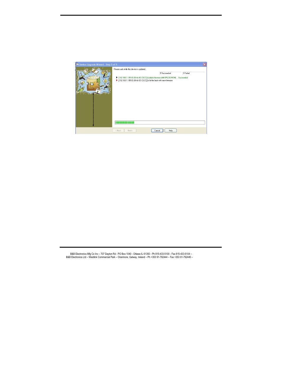 Installing pre-saved configuration files, Saving setup records | B&B Electronics MES1A User Manual | Page 51 / 71