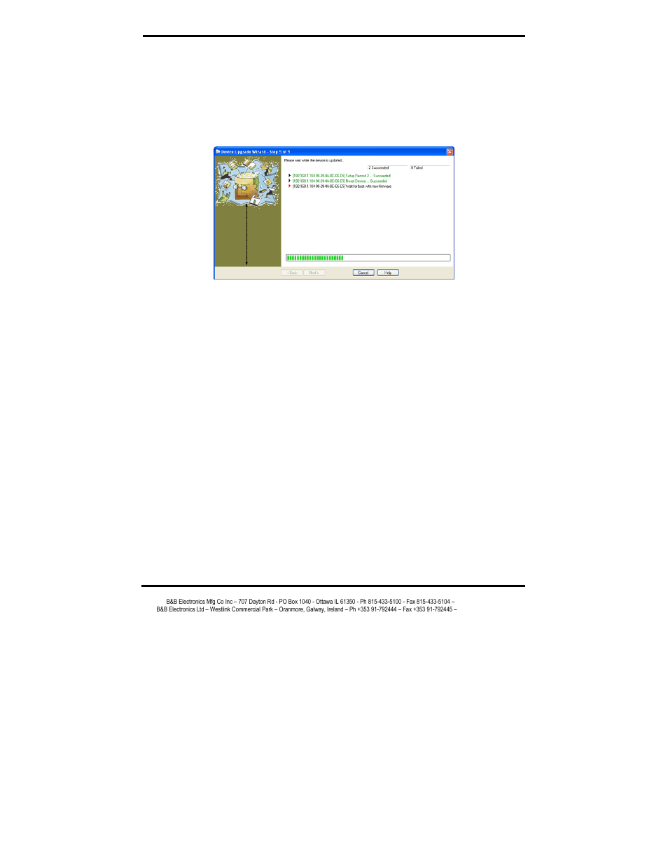Logging search and upgrade data | B&B Electronics MES1A User Manual | Page 53 / 71